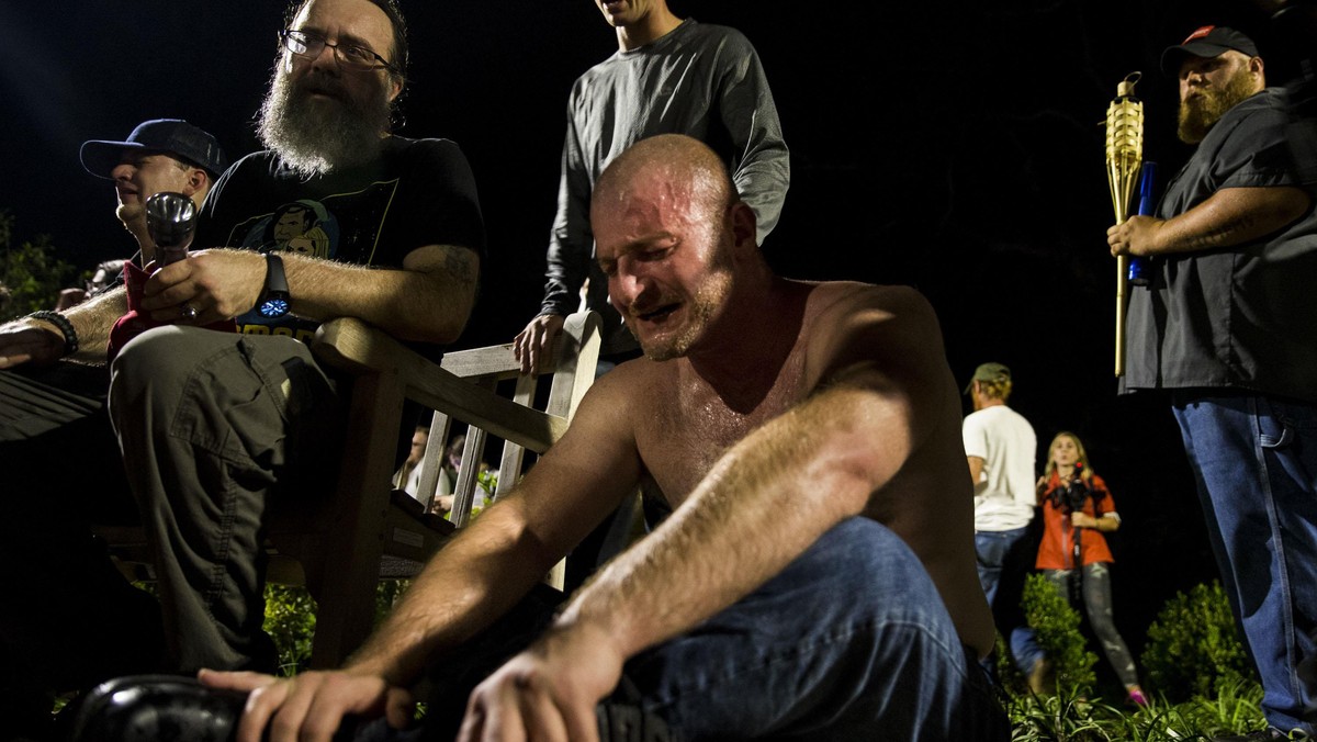 White Supremacists March with Torches in Charlottesville