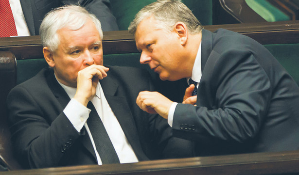 Marek Suski i Jarosław Kaczyński. ss