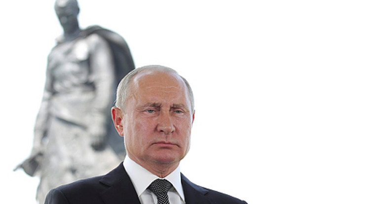 Vlagyimir Putyin orosz elnök / Fotó: MTI/EPA/Szputnyik/Kreml/Pool/Mihail Klimentyev