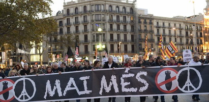 Hiszpanie wyszli na ulice. Nie chcą wojny