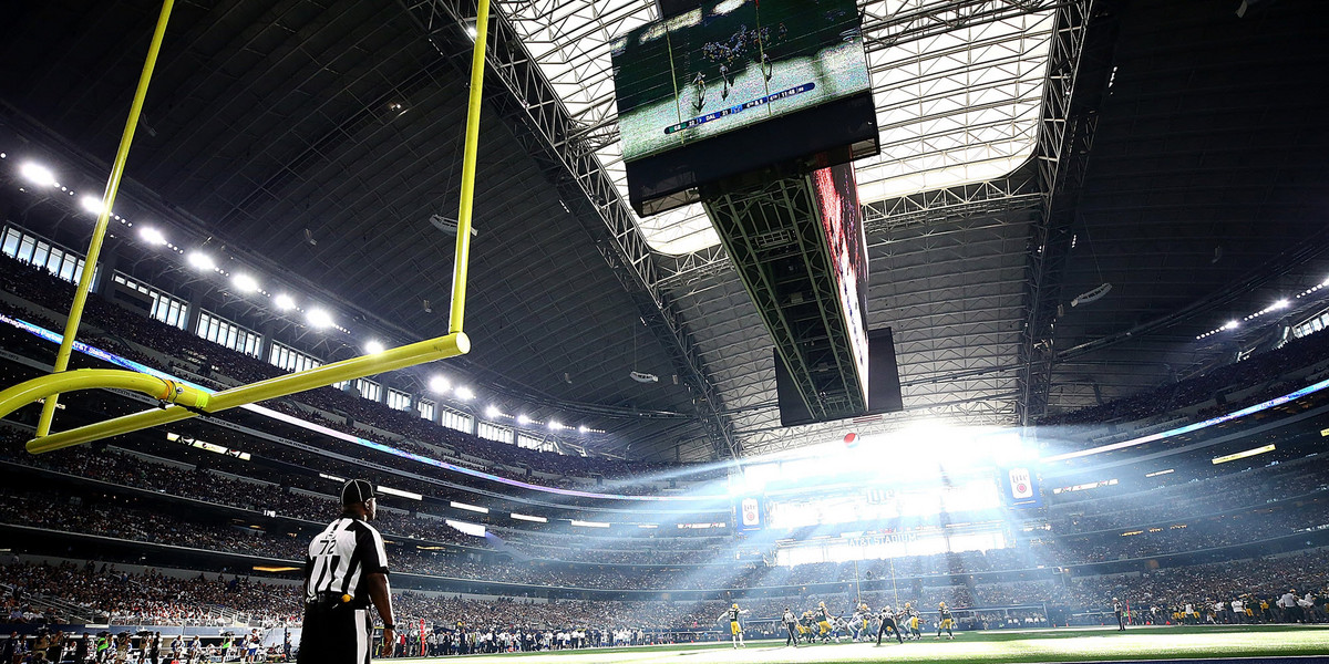 Perfect lighting conditions at the Cowboys' $1.2 billion stadium produce the best photos in football