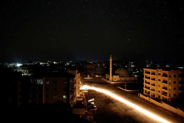 The Wider Image: Starry nights and empty streets in Syria