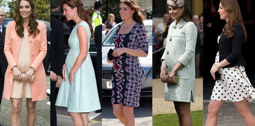 Oto ciążowe kreacje księżnej Kate. Ale styl!