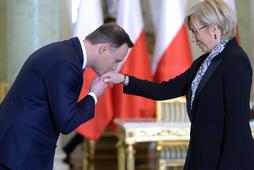 Andrzej Duda i Julia Przyłębska