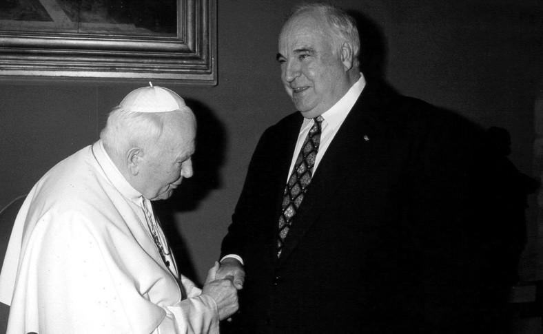 Jan Paweł II i Helmut Kohl