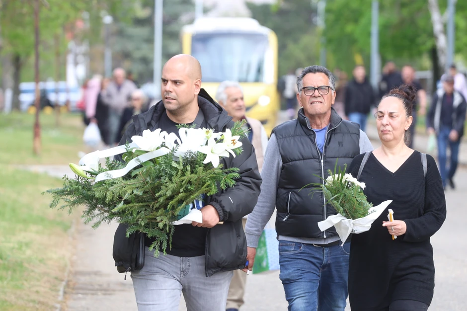 Sahrana Saše Katančića Novo Groblje