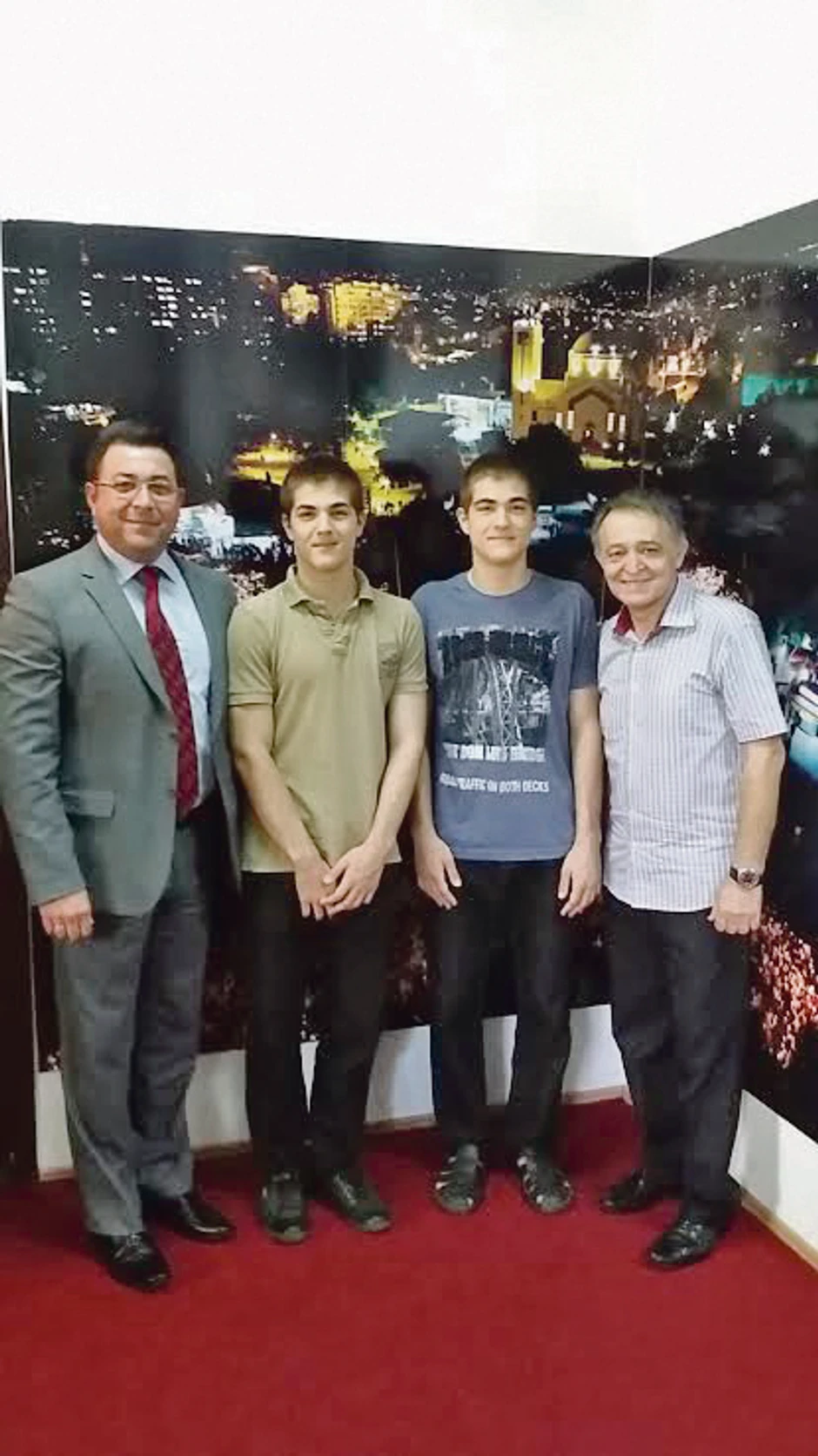 Podrška: Milan Krstić, predsednik opštine Medijana sa talentima