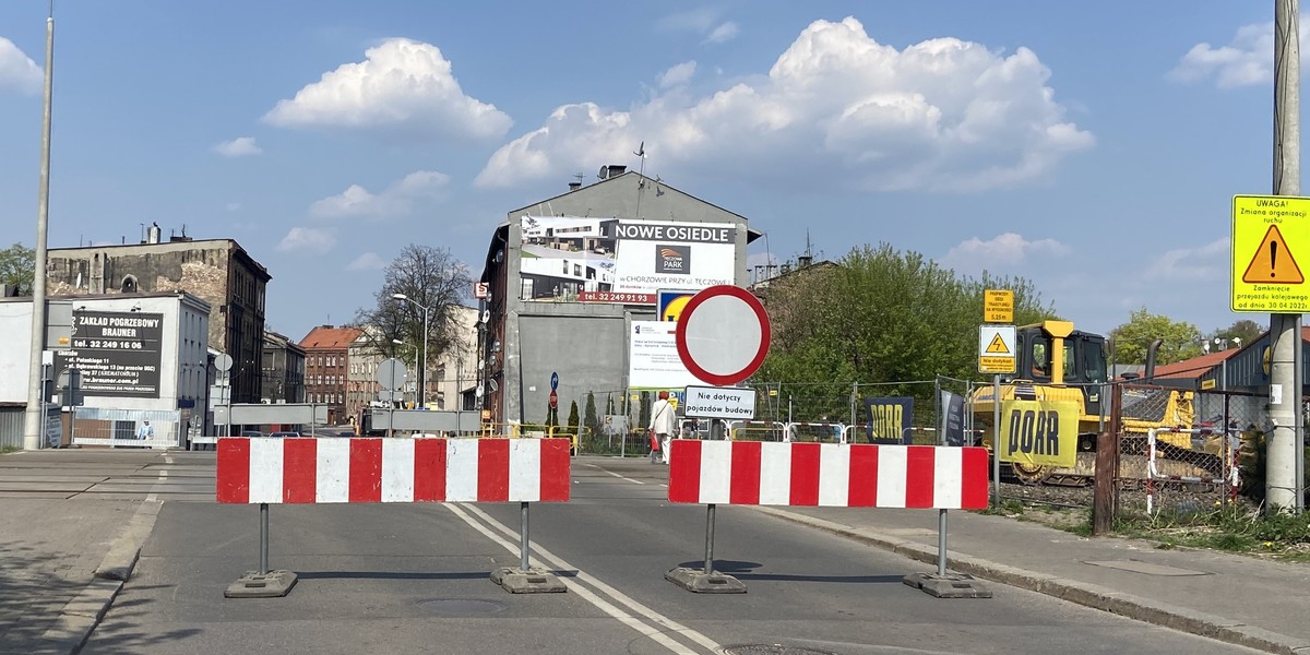 Jak jeździć w tym mieście? Zamykają kolejne odcinki ulic w Chorzowie. Tym razem przejazd na Strzelców Bytomskich