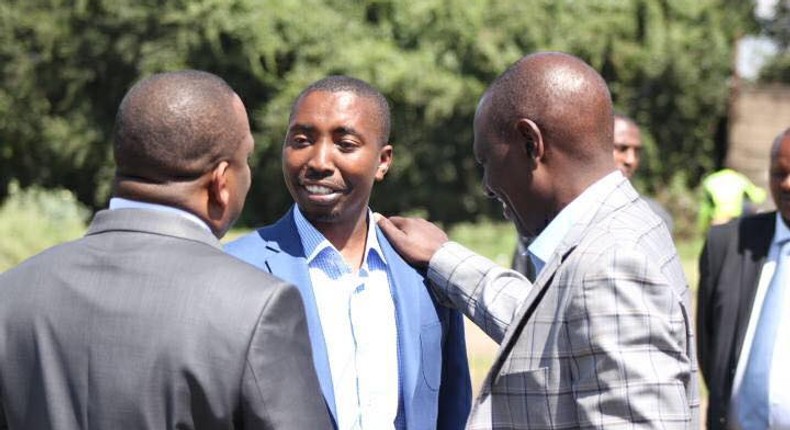 Jubilee's Francis Mureithi with DP William Ruto and Governor Mike Sonko. Francis Mureithi speaks for the first time after Court of Appeal upheld Babu’s election