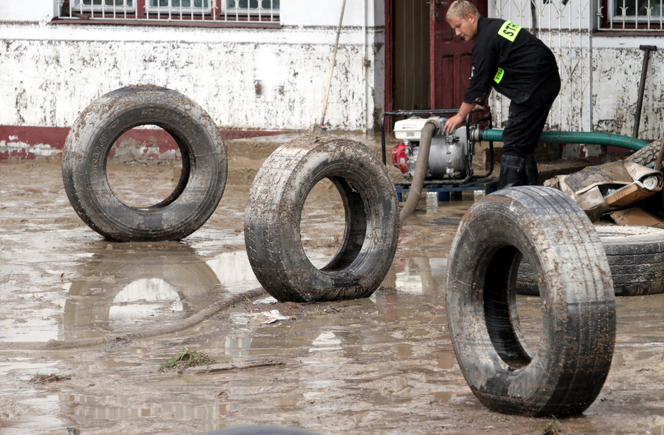 Woda znów nie oszczędziła Sandomierza