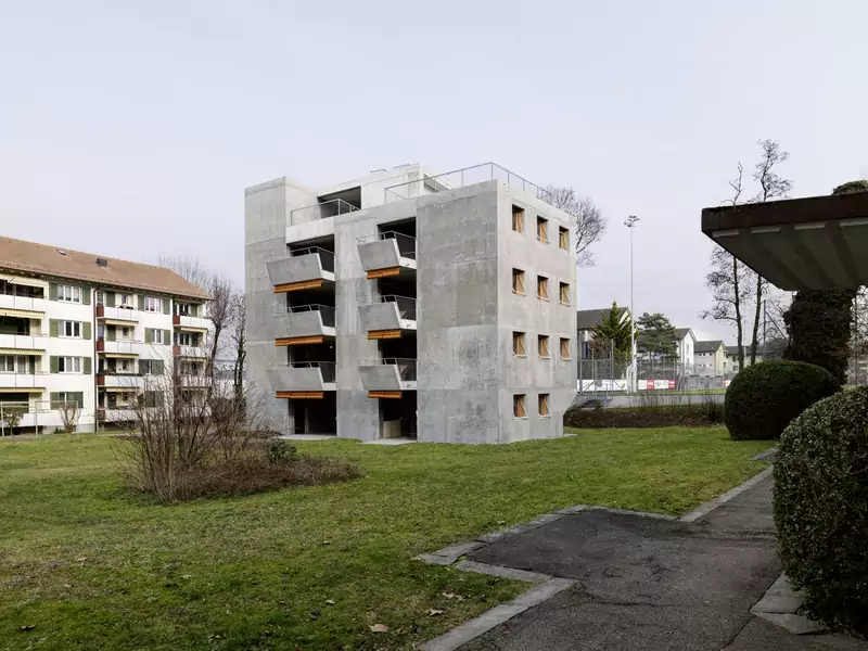 Tanie mieszkania na wynajem w Zurichu, proj. Gus Wüstemann Architects