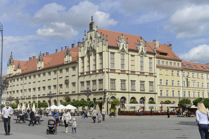 Gmach urzędu miasta we wrocławskim Rynku
