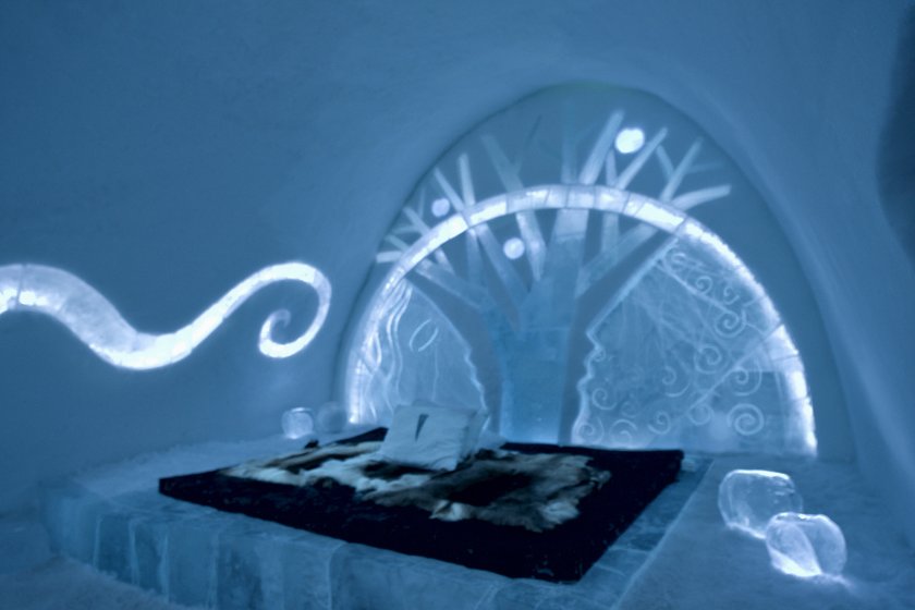 Ice Hotel w szwedzkiej części Laponii