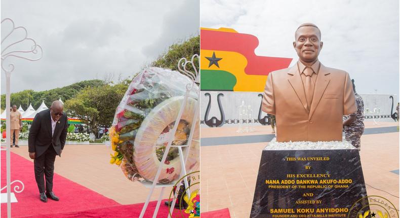 Photos: Akufo-Addo commissions rehabilitated Asomdwe Park on Atta Mills' 10th anniversary
