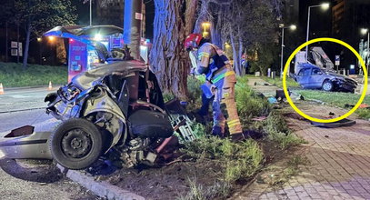 Tragiczna noc w Opolu. Auto młodego kierowcy pękło na pół