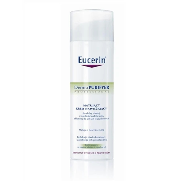 Eucerin Matujacy krem nawilzajacy DermoPURIFYER