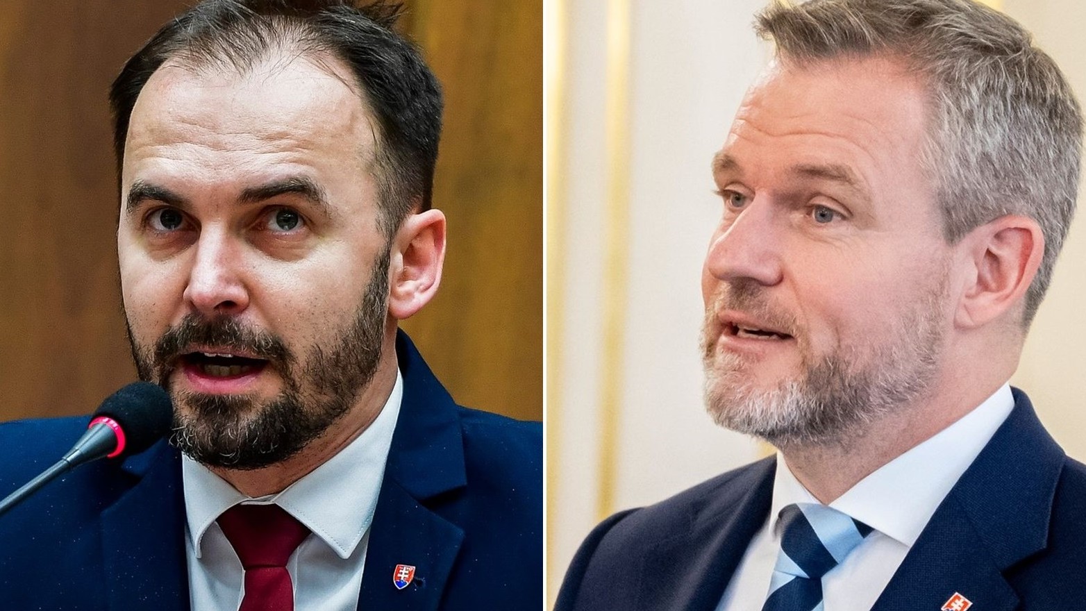 Michal Šipoš a Peter Pellegrini.