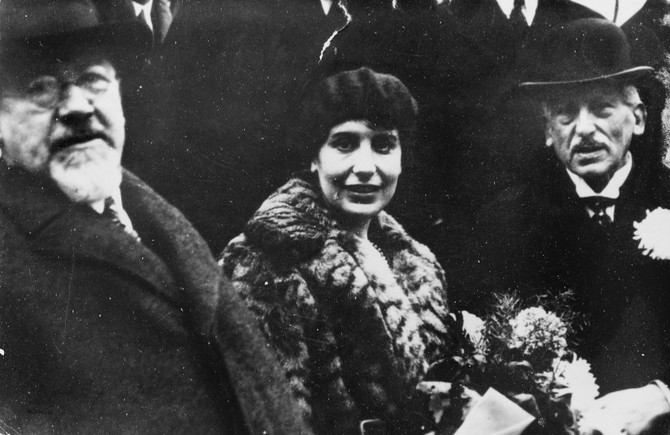 Ana i Sigmund Frojd u Beču 1922.