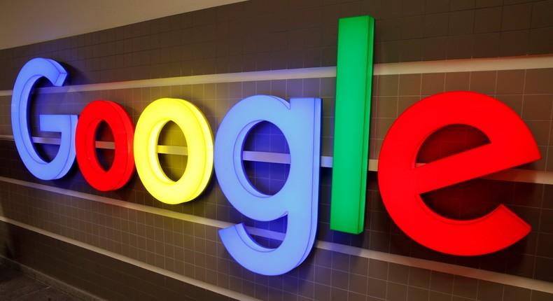 FILE PHOTO: An illuminated Google logo is seen inside an office building in Zurich, Switzerland December 5, 2018. REUTERS/Arnd Wiegmann/File Photo