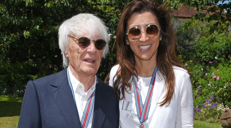 Ecclestone és 44 éves brazil felesége, Fabiana 2012-ben házasodott össze. /Fotó: Getty Images