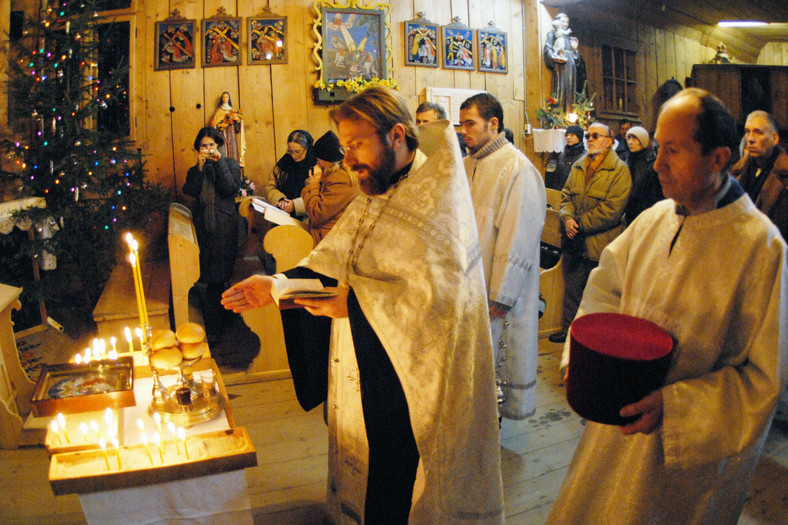 Prawosławna Wigilia Świat Bożego Narodzenia w Zakopanem w 2009 r.