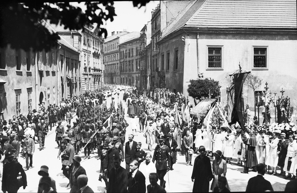 Procesja Bożego Ciała w Krakowie, 1930 r.