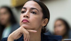 Rep. Alexandria Ocasio-Cortez once again said she wants to trade in her Tesla for a union-made EV.Tom Williams/CQ Roll Call