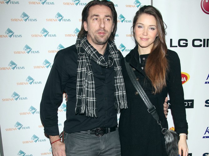 Tomasz Iwan z partnerką