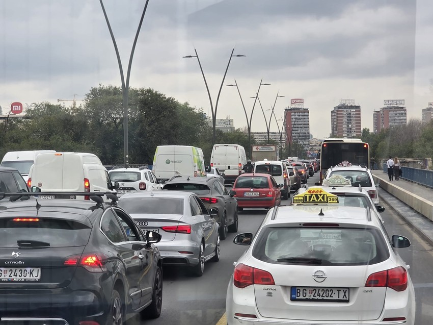 saobraćajna nezgoda Brankov most