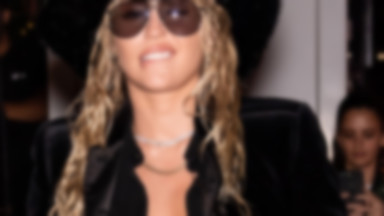 Ekstrawagancka Miley Cyrus na tygodniu mody w Nowym Jorku