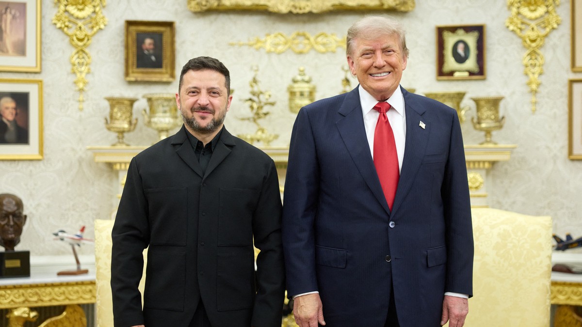  Donald Tramp i Volodimir Zelenski