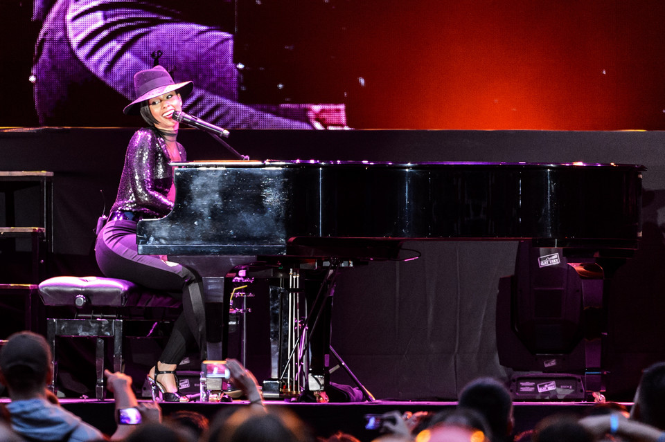 Alicia Keys w Poznaniu (fot. PAP/Jakub Kaczmarczyk)