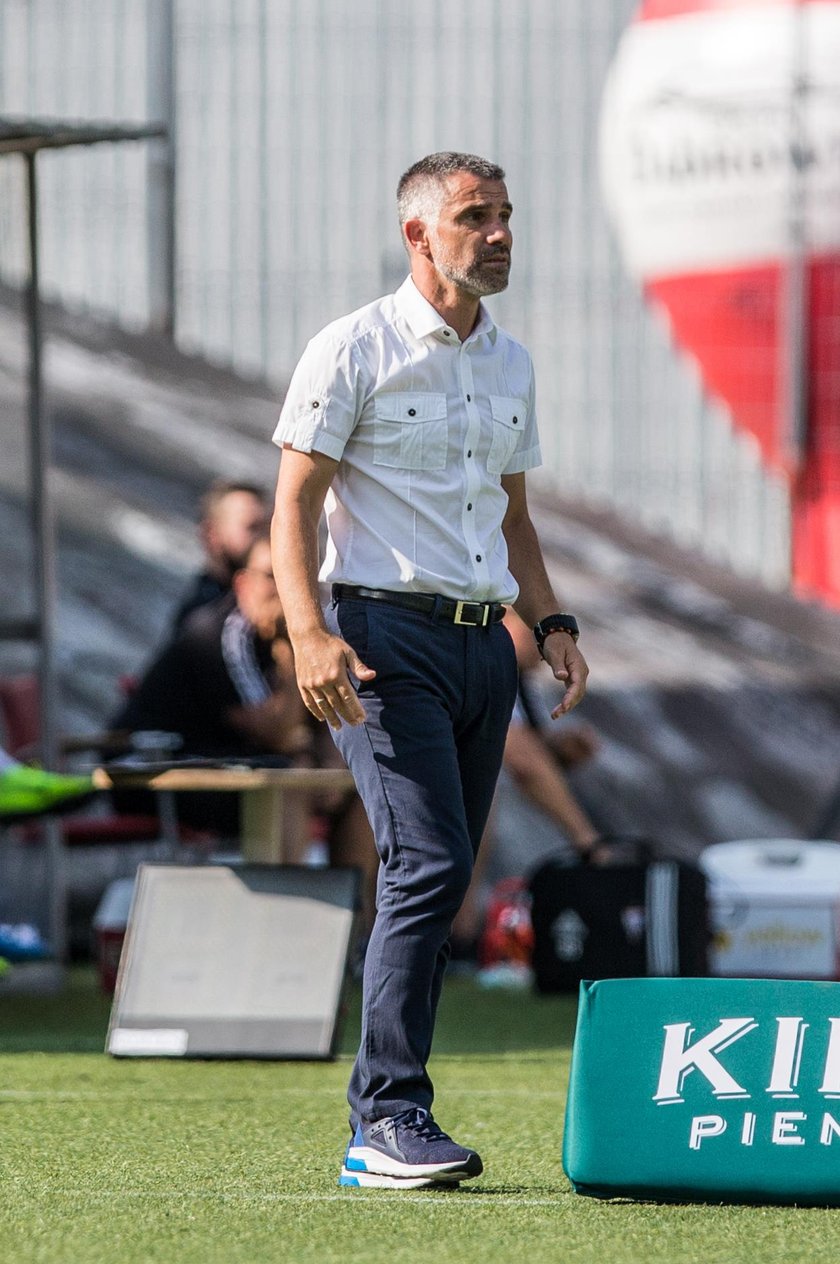 Pilka nozna. PKO Ekstraklasa. Korona Kielce - Jagiellonia Bialystok. 30.08.2019