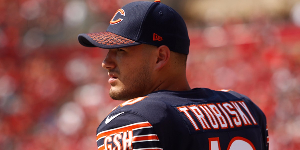 The rookie quarterback the Bears gave up a ton to draft will get a brutal introduction to the NFL