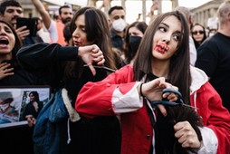 Manifestacja solidarnościowa w Berlinie