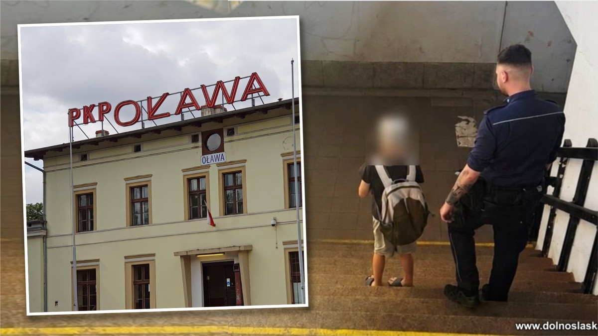 Drzwi pociągu zamknęły się i 9-latek odjechał. Jego tata został na peronie