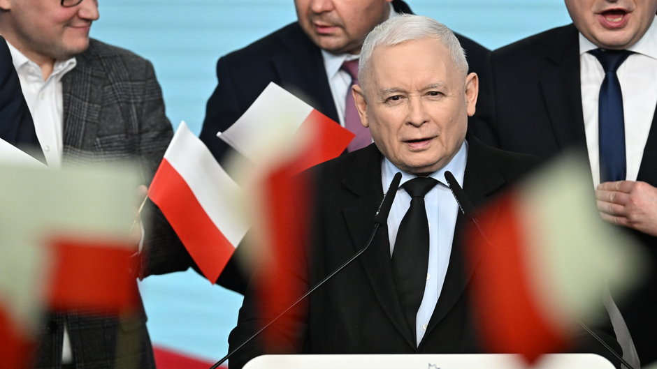 Jarosław Kaczyński zabrał głos po ogłoszeniu wyników wyborów samorządowych