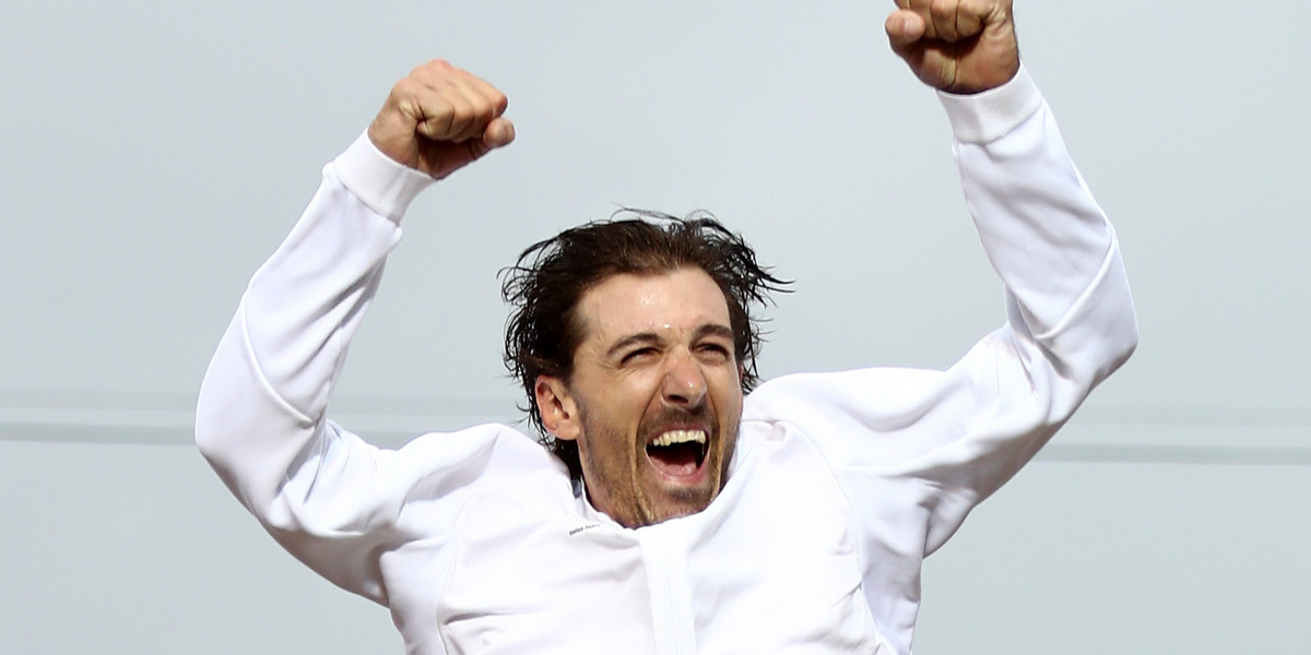 Swiss cyclist Fabian Cancellara celebrates a perfect ending to his stellar career after winning gold in Rio.