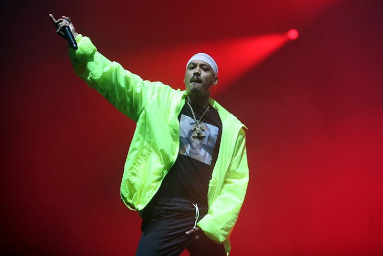 Tyga na festiwalu Open'er 2017. 01.07.2017.