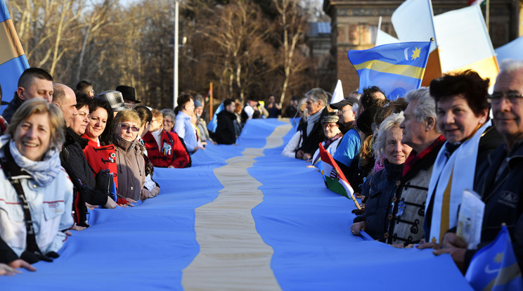 A székely szabadság napján tartották a demonstrációt /Fotó: MIT Máthé Zoltán