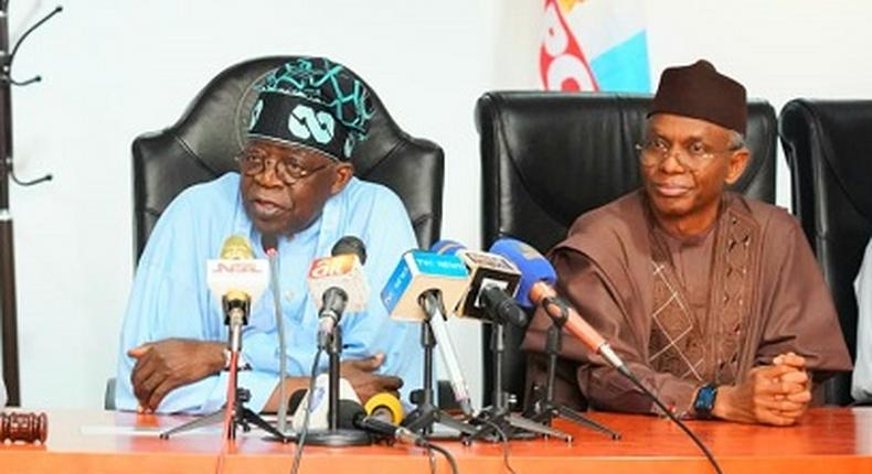 Bola Tinubu and Nasiru El-Rufai. [TheNation]