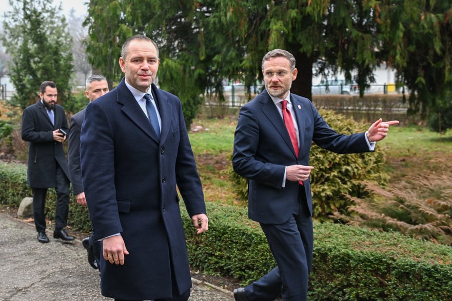 Karol Nawrocki i Zbigniew Bogucki