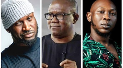 'Grammy nominee wey dey live for trenches' - Peter Okoye blasts Seun Kuti for comments about Peter Obi