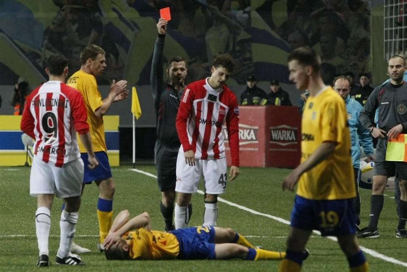 Arka Gdynia - Cracovia 2:0 w 21. kolejce ekstraklasy