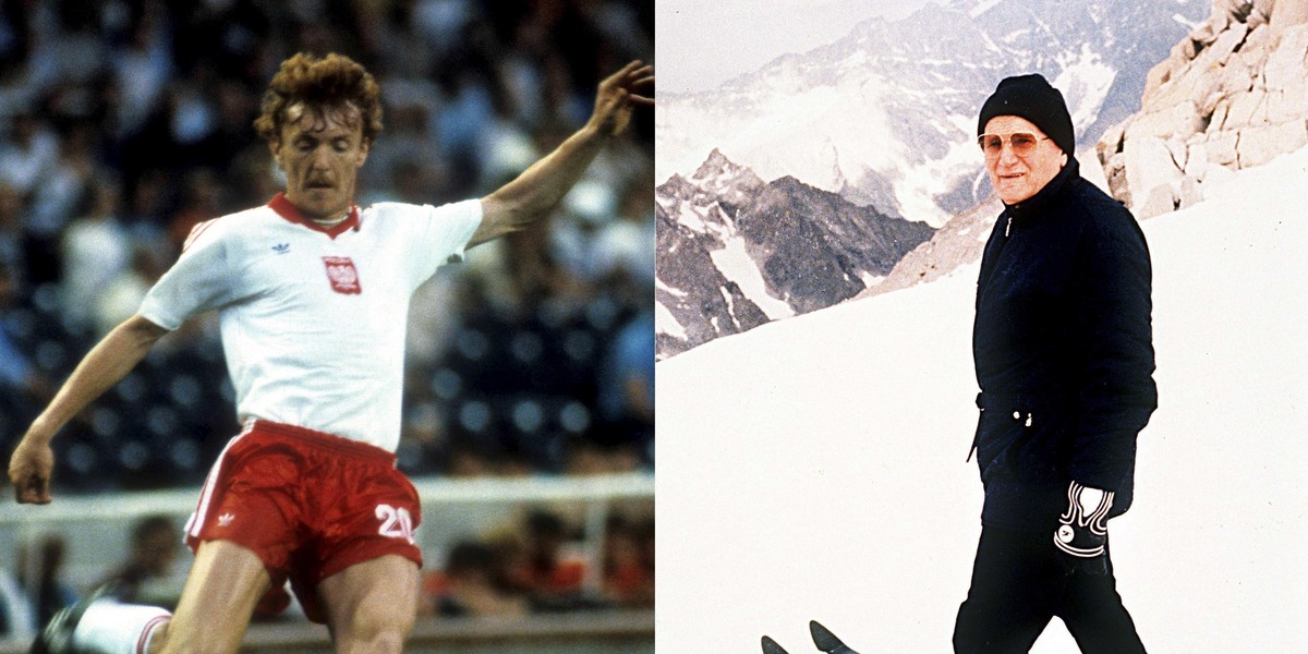 Zbigniew Boniek i Jan Paweł II