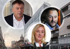 Toncev Beckovic Ivanovic kombo foto RAS Aleksandar Dimitrijevic, Zoran Loncarevic, Milan Ilic, Promo New City Hotel