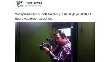 Wiceprezes KNP jako strzelający do KOD? Paweł Olszewski: trzeba być idiotą