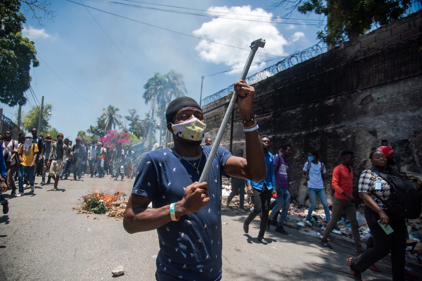 Protesti na Haitiju u aprilu