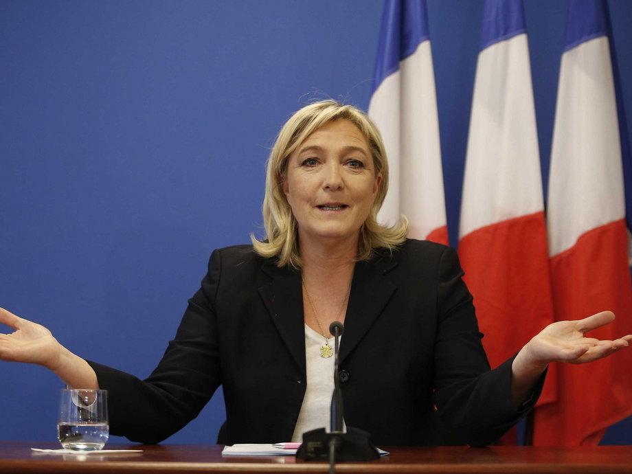 Marine Le Pen, the leader of France's far-right National Front party.