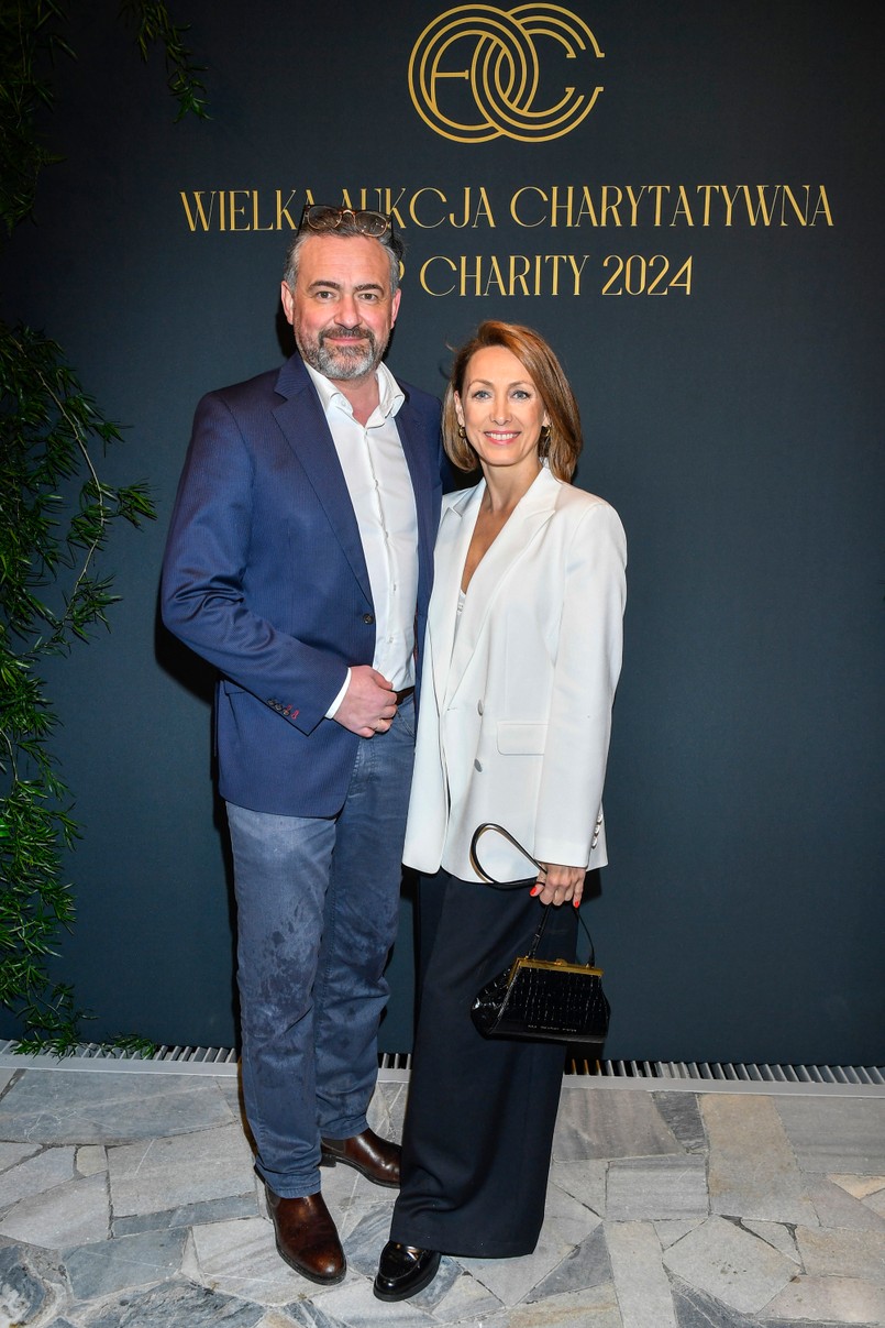 Anna Kalczyńska z mężem, Maciejem Maciejowskim